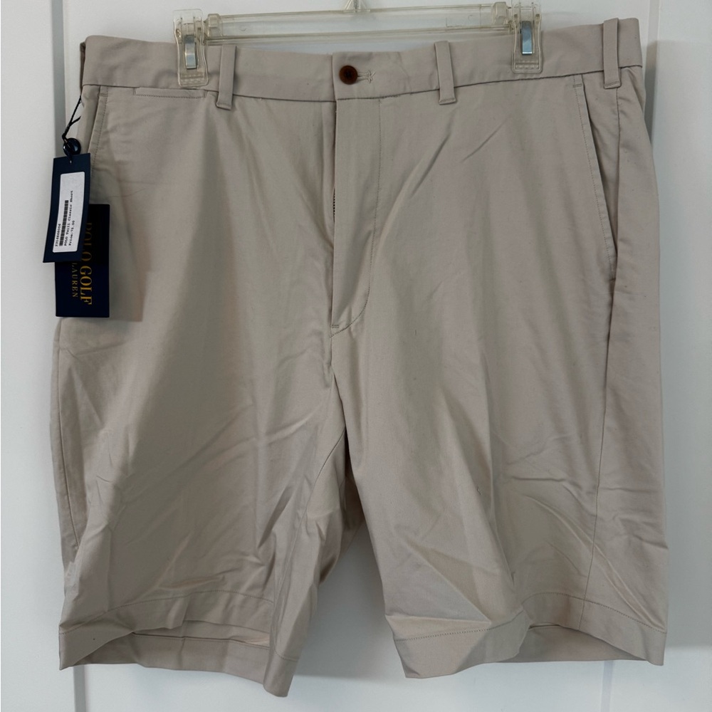 Polo Golf Ralph Lauren Twill Classic Short 36 Basic Sand NWT